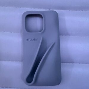 Rhode Lip Phone Case Iphone 14 Pro (Gray)